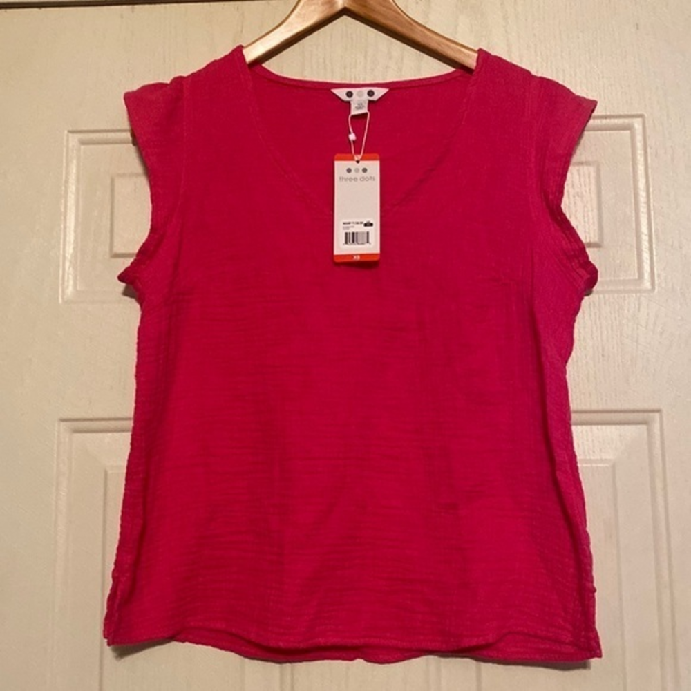 Three Dot Double‎ Gauze Top